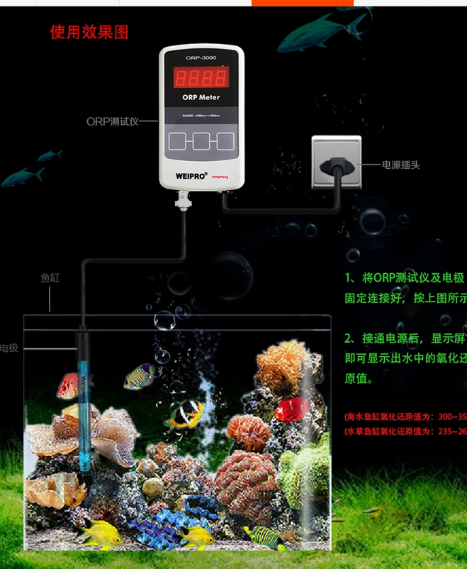 Marine Aquarium Orp - เครื่องวัดค่า ORP สำหรับตู้ปลา WEIPRO ORP -