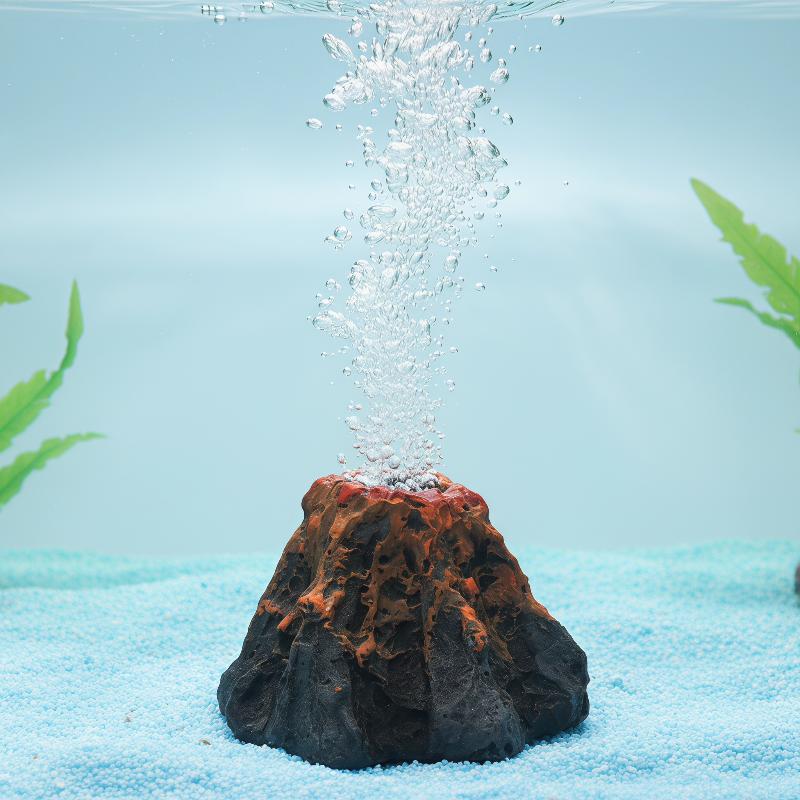Marine Aquarium For Sale - หินฟองอากาศรูปภูเขาไฟสำหรับตู้ปลา ของตกแต่งตู้ปลาเพื่อเพิ่มออกซิเจน อุปกรณ์ตกแต่งสำหรับจัดตู้ปลา