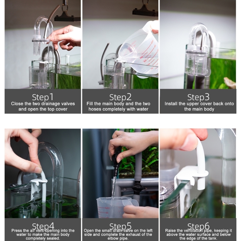 Marine Aquarium Overflow - 37ME เครื่องเปลี่ยนน้ำอัตโนมัติสำหรับตู้ปลาพร้อมระบบล้นเพื่อการบำรุงรักษาตู้ปลาที่ง่ายและปลอดภัย