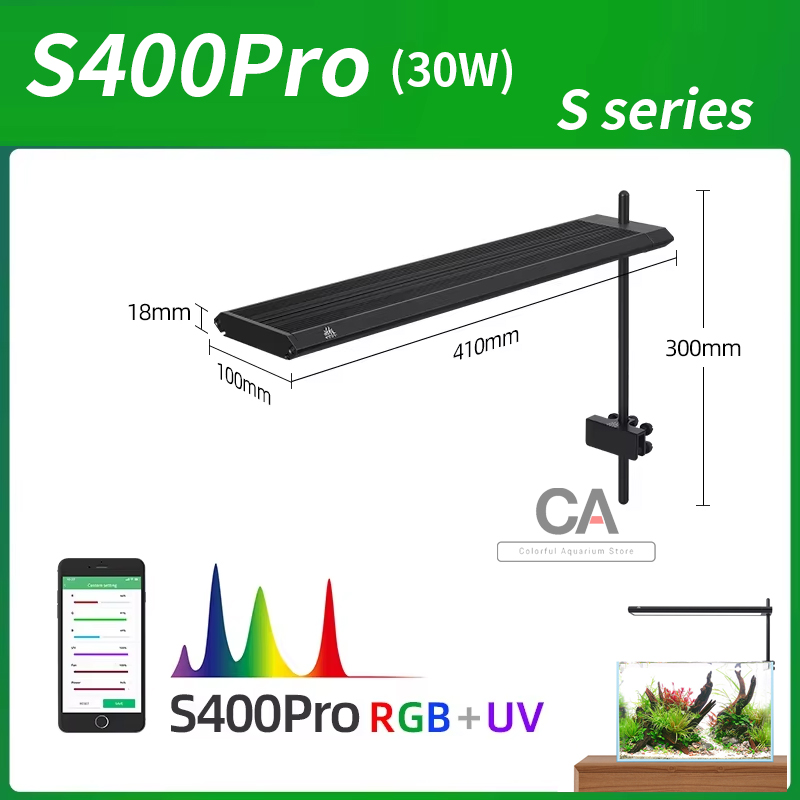 WEEK AQUA S Series RGB+UV ไฟตู - Marine Aquarium Uv Light บทวิจารณ์และราคา