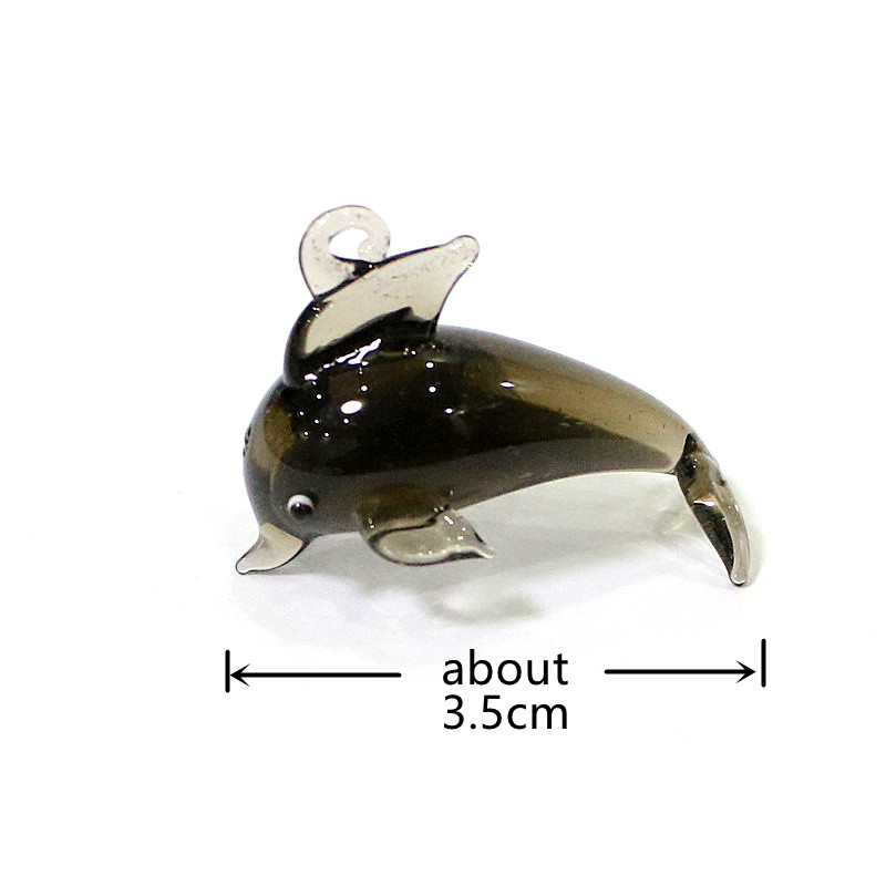 น่ารักปลาโลมาเสน่ห์แก้วจี้มินิ - Marine Aquarium Orp บทวิจารณ์และราคา