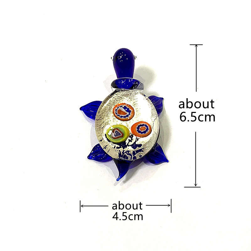 รูปปั้นเต่าแก้วขนาดเล็กทำมือ น - Marine Aquarium Orp บทวิจารณ์และราคา