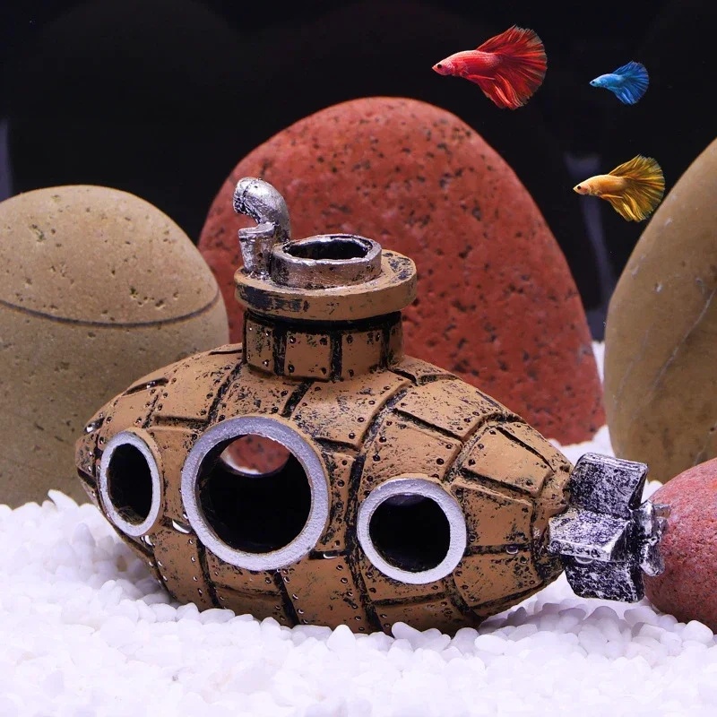 ของตกแต่งเรซิ่นรูปเรือดำน้ำสำห - Marine Aquarium For Sale บทวิจารณ์และราคา
