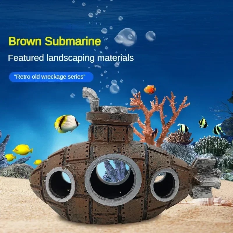 ของตกแต่งเรซิ่นรูปเรือดำน้ำสำห - Marine Aquarium For Sale บทวิจารณ์และราคา