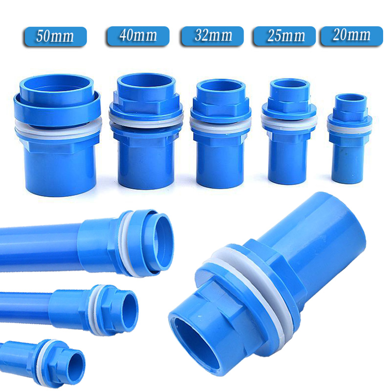 ข้อต่อท่อระบายน้ำ PVC สีน้ำเงิ - Marine Aquarium Overflow บทวิจารณ์และราคา