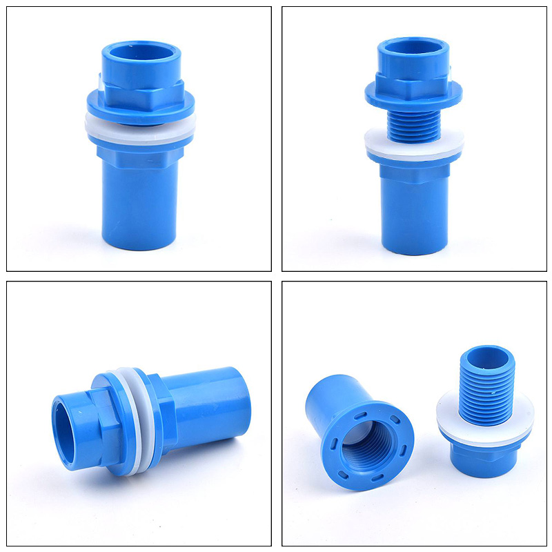 ข้อต่อท่อระบายน้ำ PVC สีน้ำเงิ - Marine Aquarium Overflow บทวิจารณ์และราคา