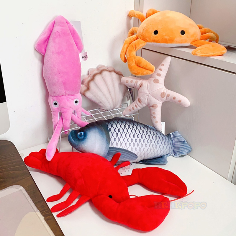 จําลองกุ้งก้ามกรามตุ๊กตาสัตว์ข - Aquarium Marine Park บทวิจารณ์และราคา